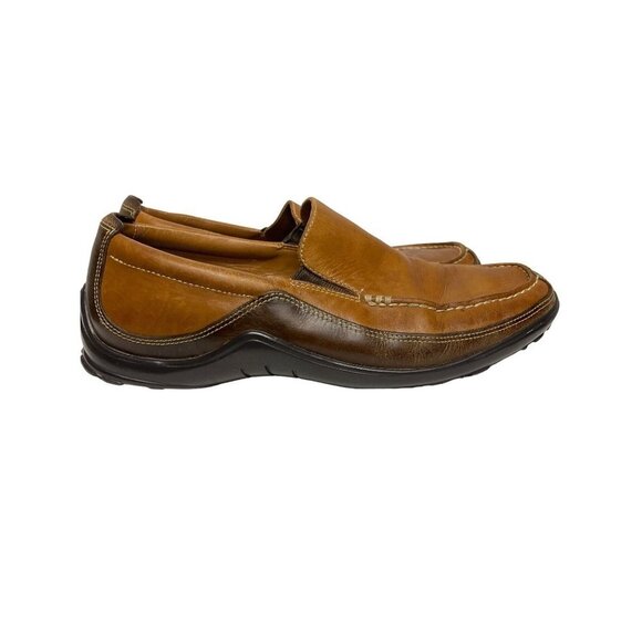 Cole Haan Tucker Venetian Loafer Slip On Driving Shoe Tan Men's Size 9 9M - Picture 6 of 9